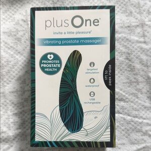 Plus One Vibrating Prostate Massager - Blue